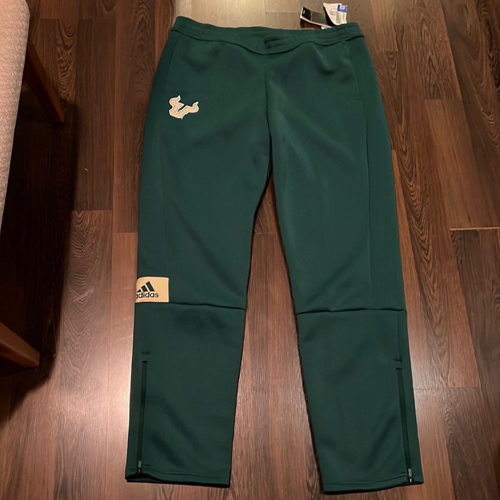 Adidas football joggers. NWT South Florida Bulls. Size 2XLT